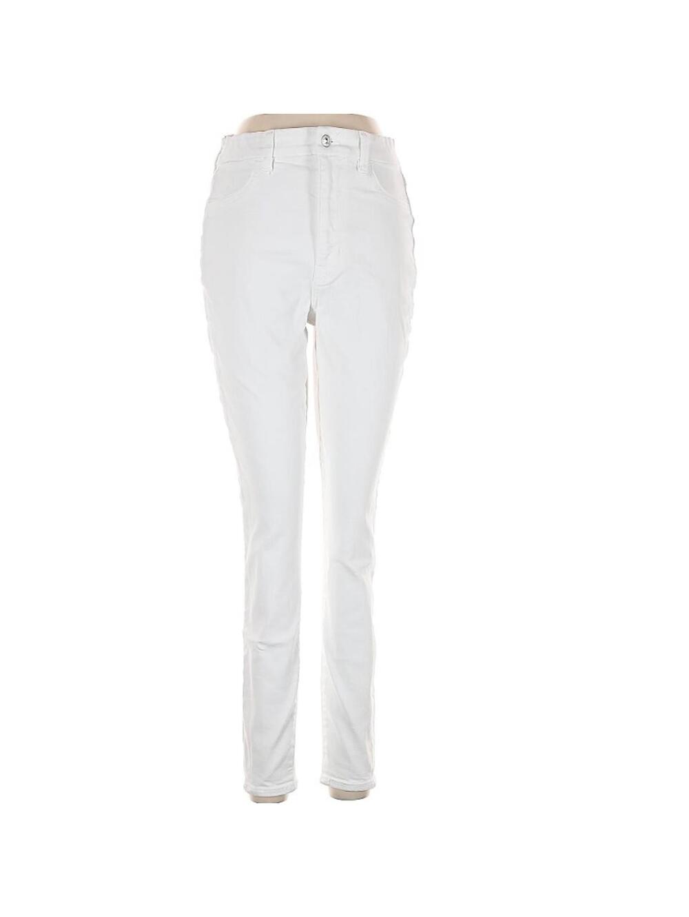 American Eagle White Skinny Jeans Size 6 Regular